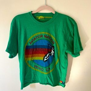 Aviator Nation Cropped Tee